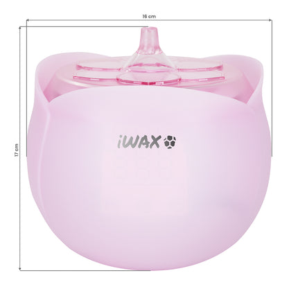 IWAX FLOWER vaško šildytuvas 40W 450ml, rožinis