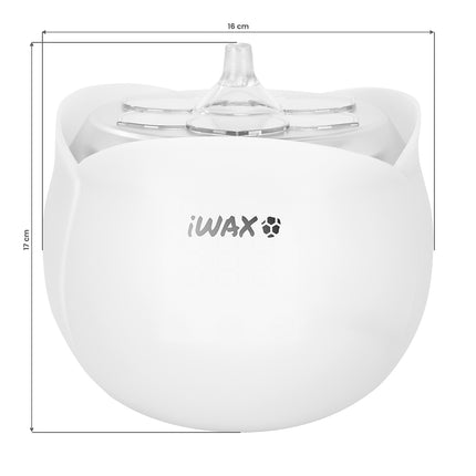 IWAX FLOWER vaško šildytuvas 40W 450ml, baltas