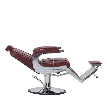 HAIR SYSTEM barberio kėdė BM88066, bordo