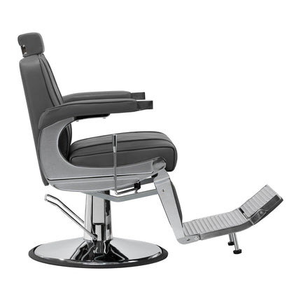 HAIR SYSTEM barberio kėdė BM88066, pilka