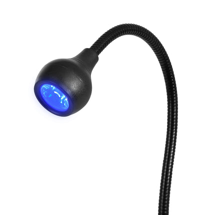 Glow LED Snake tvirtinama manikiūro lempa UV, juoda