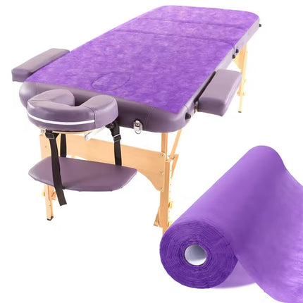 Silk vienkartinė neaustinė paklodė-flizelinas 60cm x 50m, violetinė