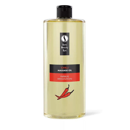 SARA BEAUTY SPA aliejus masažui CHILI, 1000 ml