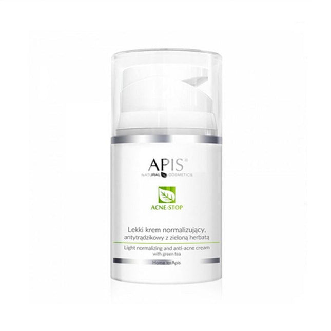 APIS ACNE STOP lengvas kremas probleminei odai su žaliąja arbata ir dublių ekstraktu, 50 ml - Beauty Kit