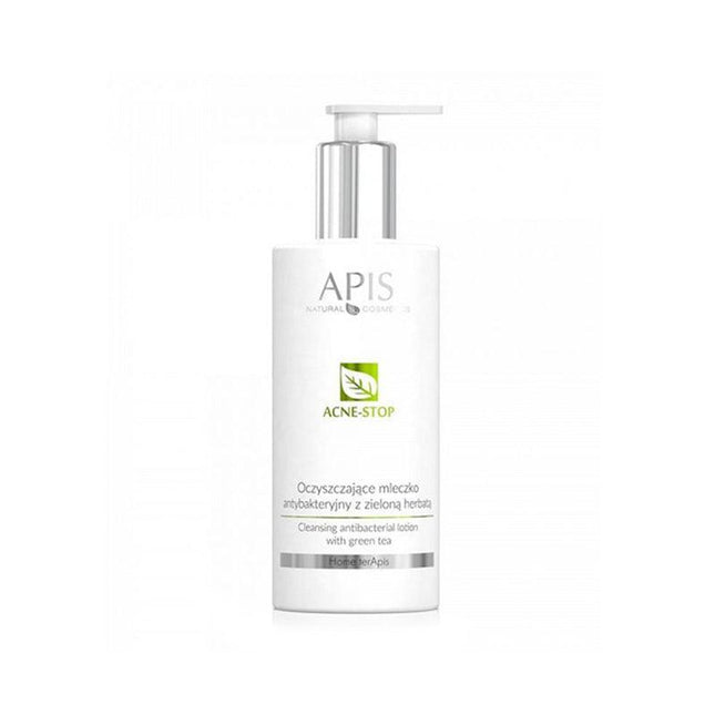 APIS ACNE STOP valomasis antibakterinis losjonas su žaliąja arbata, 300 ml - Beauty Kit