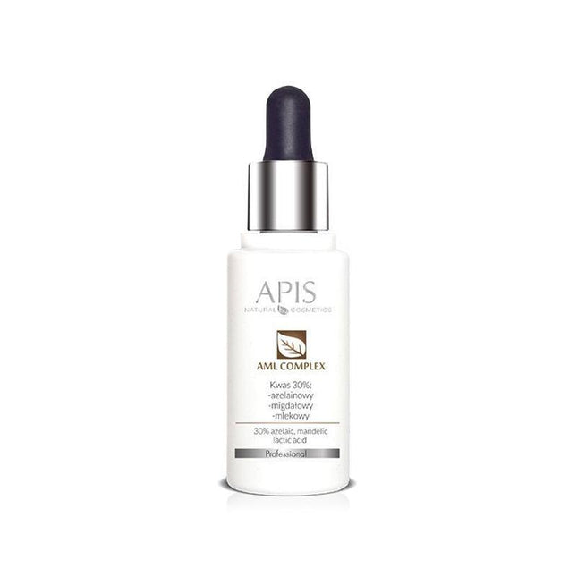 APIS AML COMPLEX azelaino, migdolų ir pieno rūgšties kompleksas 30%, 30 ml - Beauty Kit