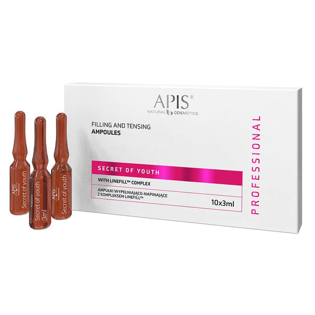 APIS ampulės su stangrinančiu Linefill TM kompleksu, 10x3 ml - Beauty Kit