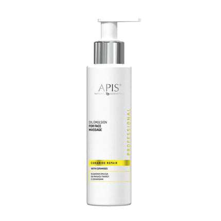 APIS CERAMIDE REPAIR masažinė veido aliejaus emulsija su keramidais, 150 ml - Beauty Kit