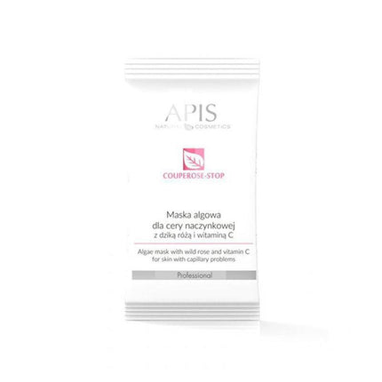 APIS COUPEROSE-STOP alginatinė dumblių kaukė kuperozinei odai su vitaminu C, 20 g - Beauty Kit