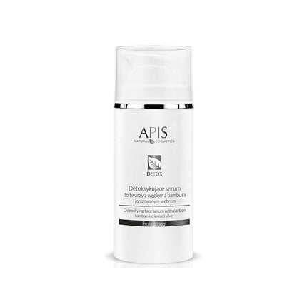 APIS DETOXIFYING detoksikuojantis veido serumas su bambuko anglimi ir jonizuotu sidabru, 100 ml - Beauty Kit