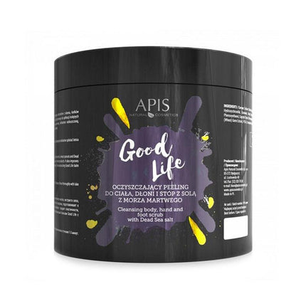 APIS GOOD LIFE kūno, rankų ir kojų šveitiklis, 700 g - Beauty Kit