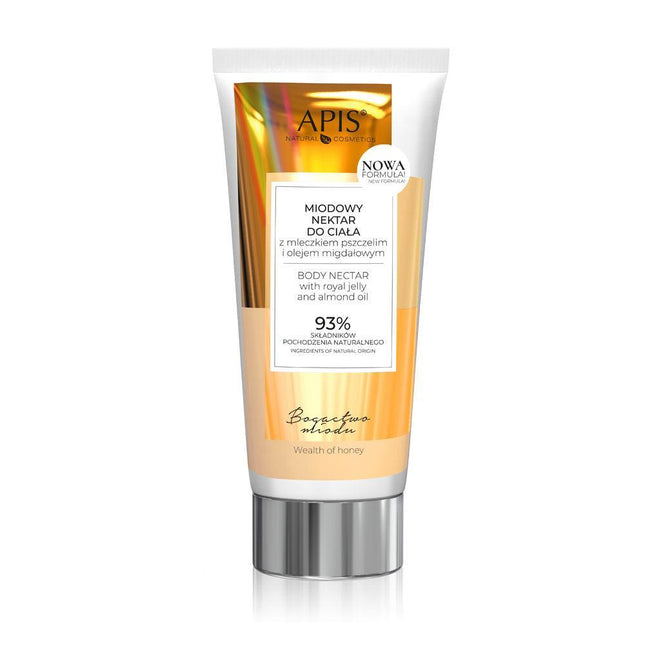 APIS NECTAR drėkinantis kūno losjonas su medumi ir midolų aliejumi, 200 ml - Beauty Kit