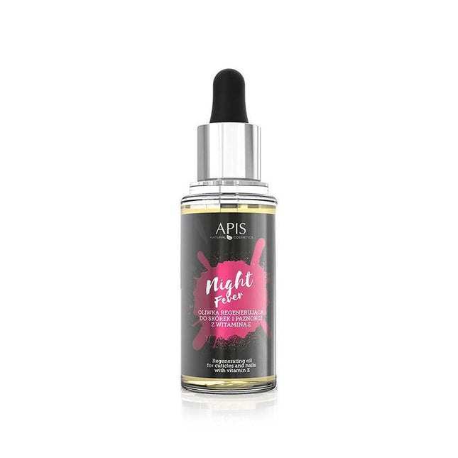 APIS NIGHT FEVER renereruojantis aliejus odelėms ir nagams su vitaminu E, 30 ml - Beauty Kit