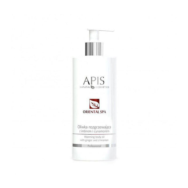 APIS ORIENTAL SPA šildantis kūno aliejus su imbieru ir cinamonu, 500 ml - Beauty Kit