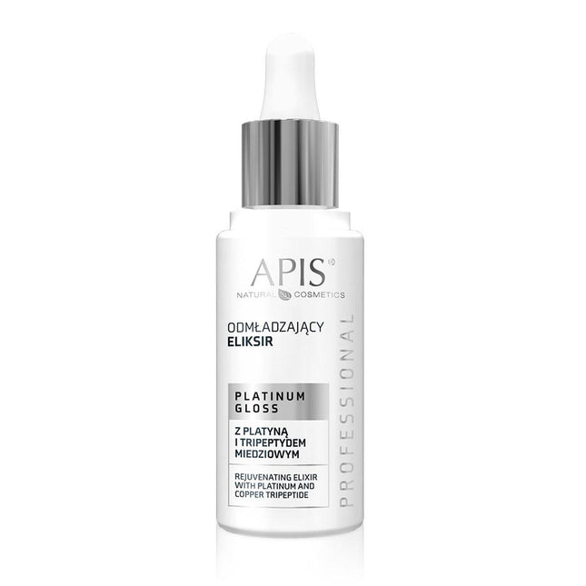 APIS PLATINUM GLOSS jauninanti eliksyras su vario tripeptidu ir platina, 30 ml - Beauty Kit