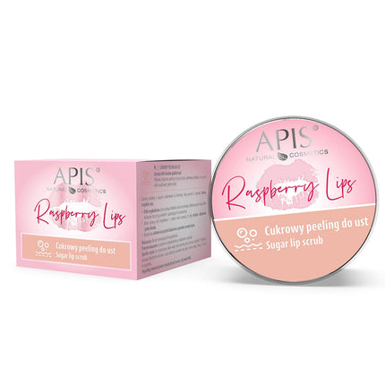 APIS RASPBERRY LIPS avietinis lūpų cukraus šveitiklis, 10 ml - Beauty Kit