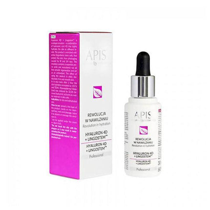 APIS REVOLUTION drėkintantis serumas hyaluron 4d + ligostem, 30 ml - Beauty Kit