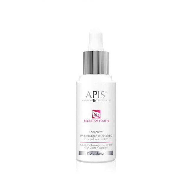 APIS SECRET OF YOUTH užpildantis ir stangrinantis koncentratas su Linefill™ kompleksu, 30 ml - Beauty Kit