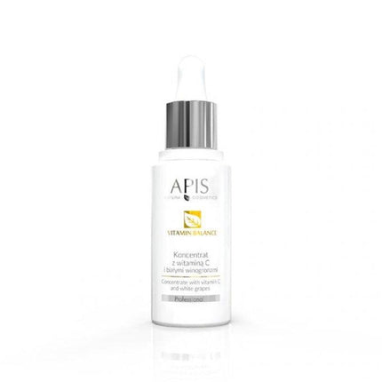 APIS VITAMIN BALANCE ramintantis koncentratas su vitaminu C ir baltosiomis vynuogėmis, 30 ml - Beauty Kit