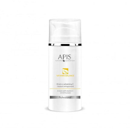 APIS VITAMIN BALANCE ramintantis kremas su vitaminu C ir baltosiomis vynuogėmis, 100 ml - Beauty Kit