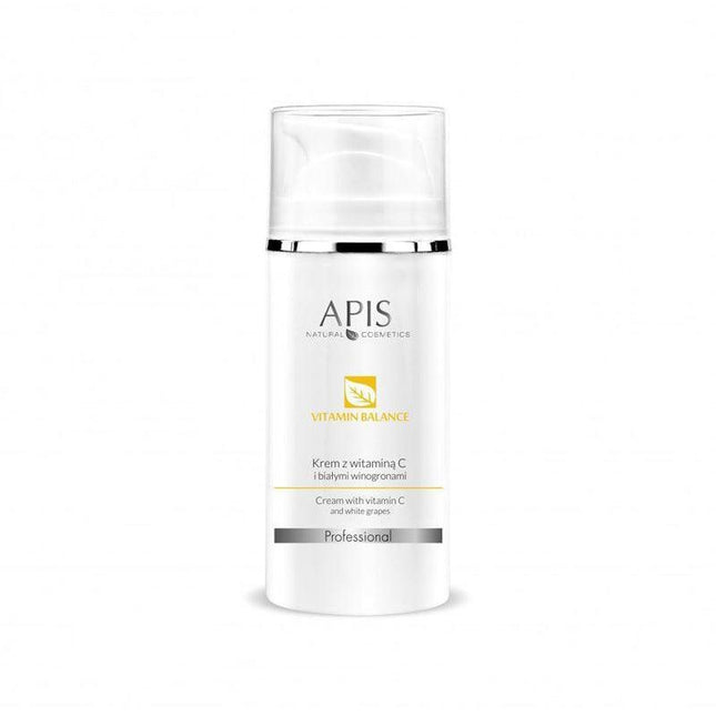 APIS VITAMIN BALANCE ramintantis kremas su vitaminu C ir baltosiomis vynuogėmis, 100 ml - Beauty Kit