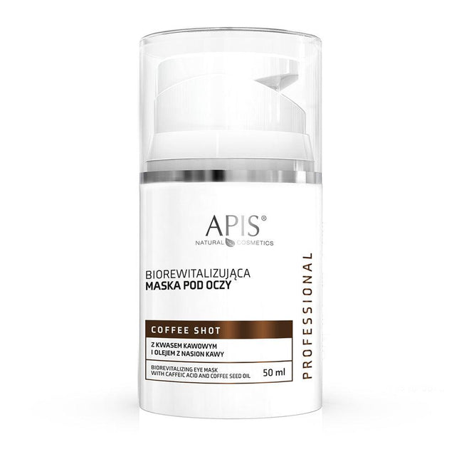 Biorevitalizuojanti paakių kaukė APIS COFFEE SHOT, 50 ml - Beauty Kit