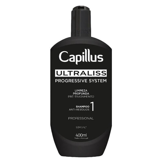 CAPILLUS ULTRALISS NANOPLASTIC valomasis šampūnas, 1 žingsnis, 400 ml - Beauty Kit