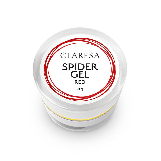 CLARESA dekoravimo gelis SPIDER GEL RED, 5g - Beauty Kit