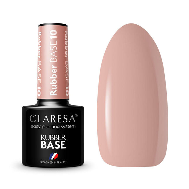 CLARESA gelinio lako kaučiukinė bazė RUBBER BASE 10, 5g - Beauty Kit