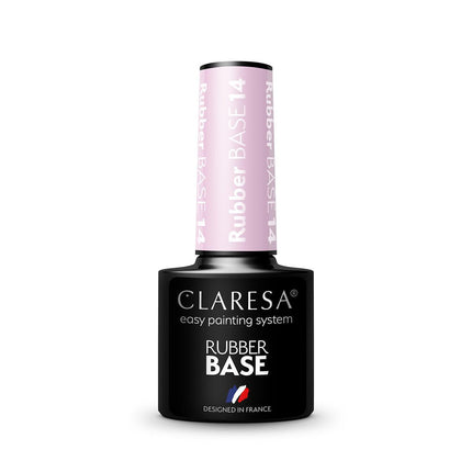 CLARESA gelinio lako kaučiukinė bazė RUBBER BASE 14, 5g - Beauty Kit