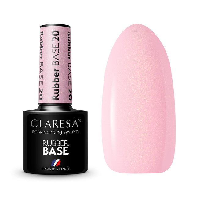 CLARESA gelinio lako kaučiukinė bazė RUBBER BASE 20 - Beauty Kit