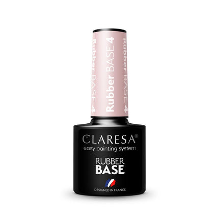 CLARESA gelinio lako kaučiukinė bazė RUBBER BASE 4, 5g - Beauty Kit