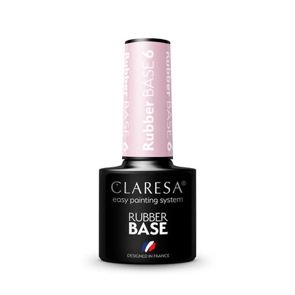 CLARESA gelinio lako kaučiukinė bazė RUBBER BASE 6, 5g - Beauty Kit