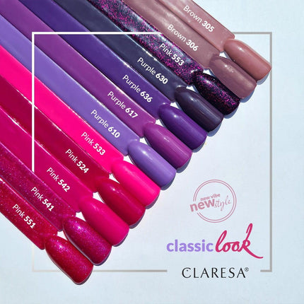 CLARESA Hibridinis nagų lakas BROWN 305, 5g - Beauty Kit