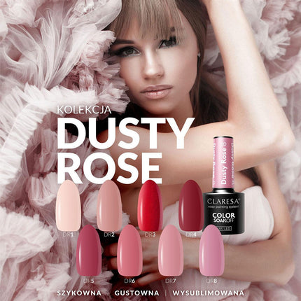 CLARESA Hibridinis nagų lakas DUSTY ROSE 2, 5g - Beauty Kit