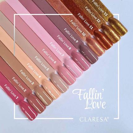 CLARESA Hibridinis nagų lakas FALLIN "LOVE 1 - Beauty Kit