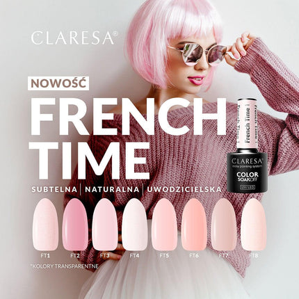 CLARESA French Time hibridinis lakas 1, 5g - Beauty Kit