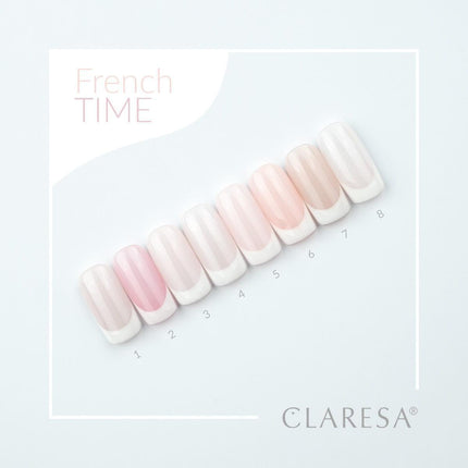 CLARESA hibridinis nagų lakas French Time 3, 5g - Beauty Kit