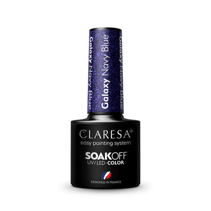 CLARESA Hibridinis nagų lakas Galaxy Navy Blue, 5g - Beauty Kit