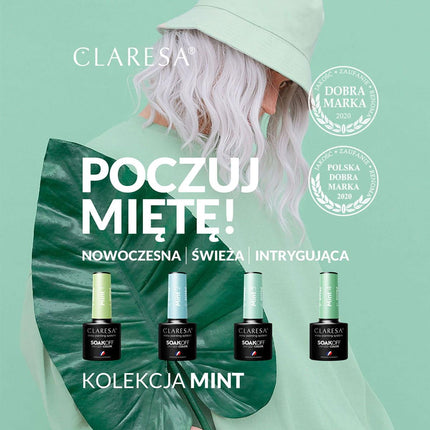 CLARESA Hibridinis nagų lakas MINT 1, 5g - Beauty Kit