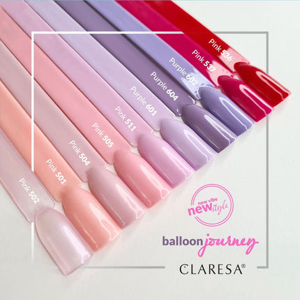 CLARESA Hibridinis nagų lakas PINK 504, 5g - Beauty Kit