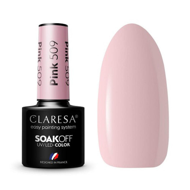 CLARESA Hibridinis nagų lakas PINK 509, 5g - Beauty Kit