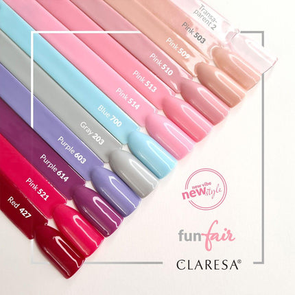 CLARESA Hibridinis nagų lakas PINK 509, 5g - Beauty Kit