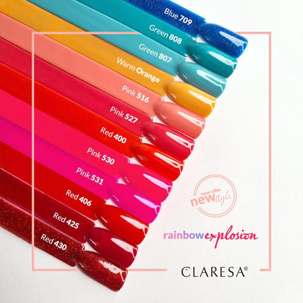 CLARESA Hibridinis nagų lakas PINK 530, 5g - Beauty Kit