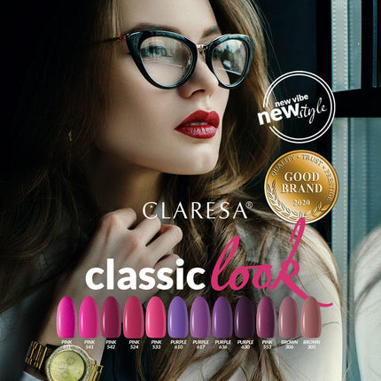 CLARESA Hibridinis nagų lakas PINK 542, 5g - Beauty Kit