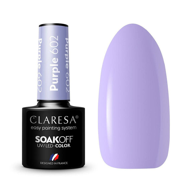 CLARESA Hibridinis lakas PURPLE 602, 5g - Beauty Kit