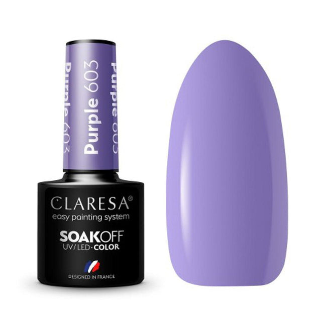 CLARESA hibridinis lakas PURPLE 603 , 5g - Beauty Kit