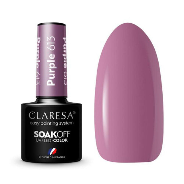 CLARESA Hibridinis lakas PURPLE 613, 5g - Beauty Kit