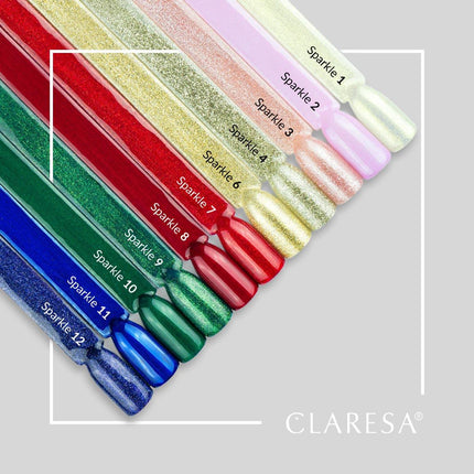 CLARESA Hibridinis nagų lakas SPARKLE 12, 5g - Beauty Kit