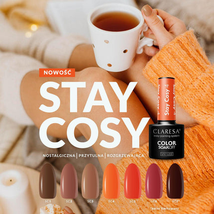 CLARESA hibridinis lakas Stay Cozy 3, 5g - Beauty Kit